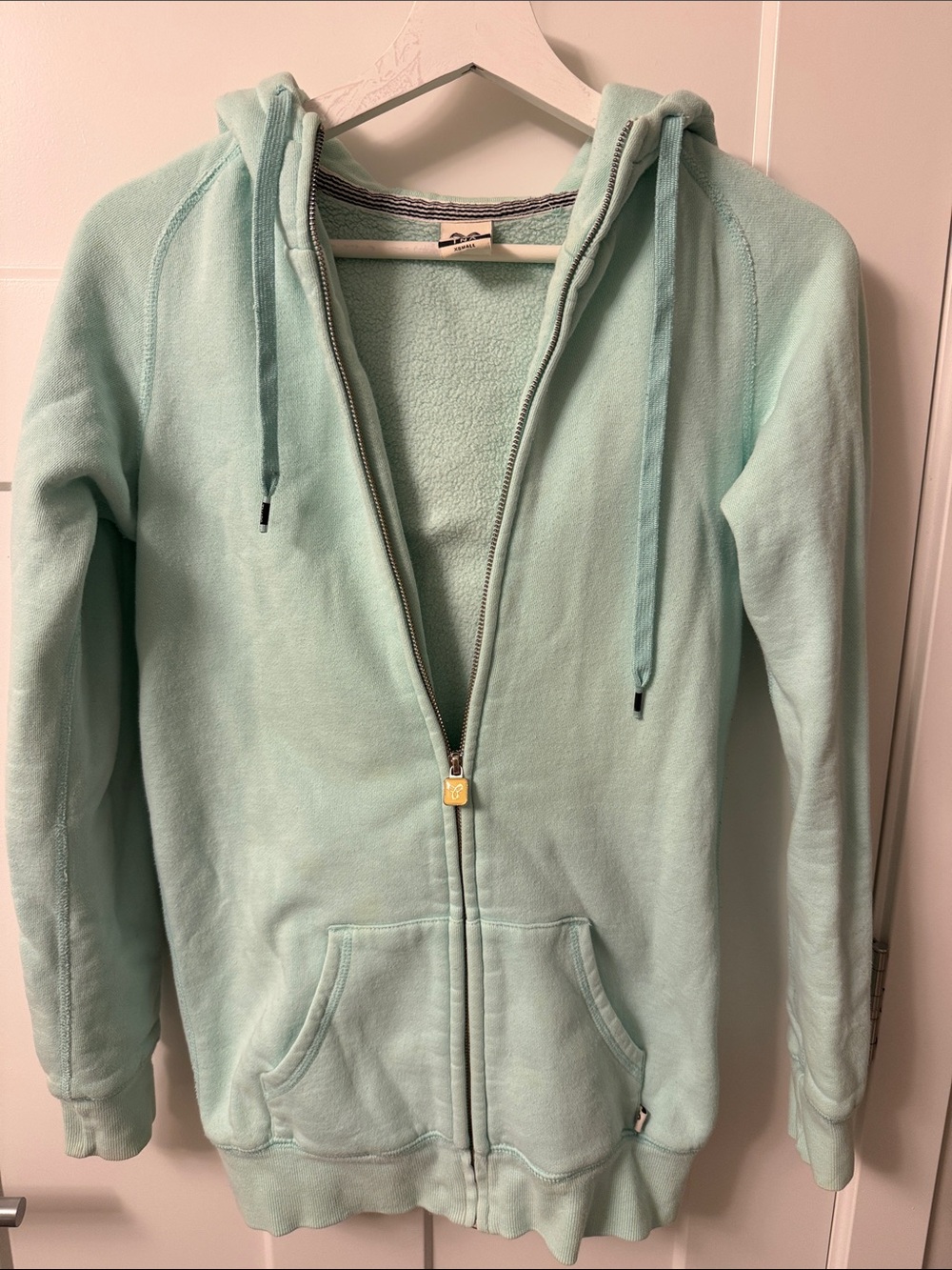 TNA Mint Green Full-Zip Hoodie